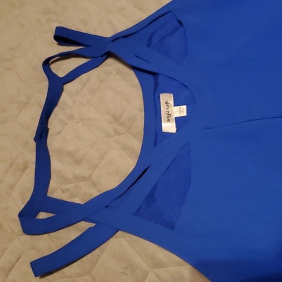 EUC Deep Royal Blue Dress - Picture 2 of 13
